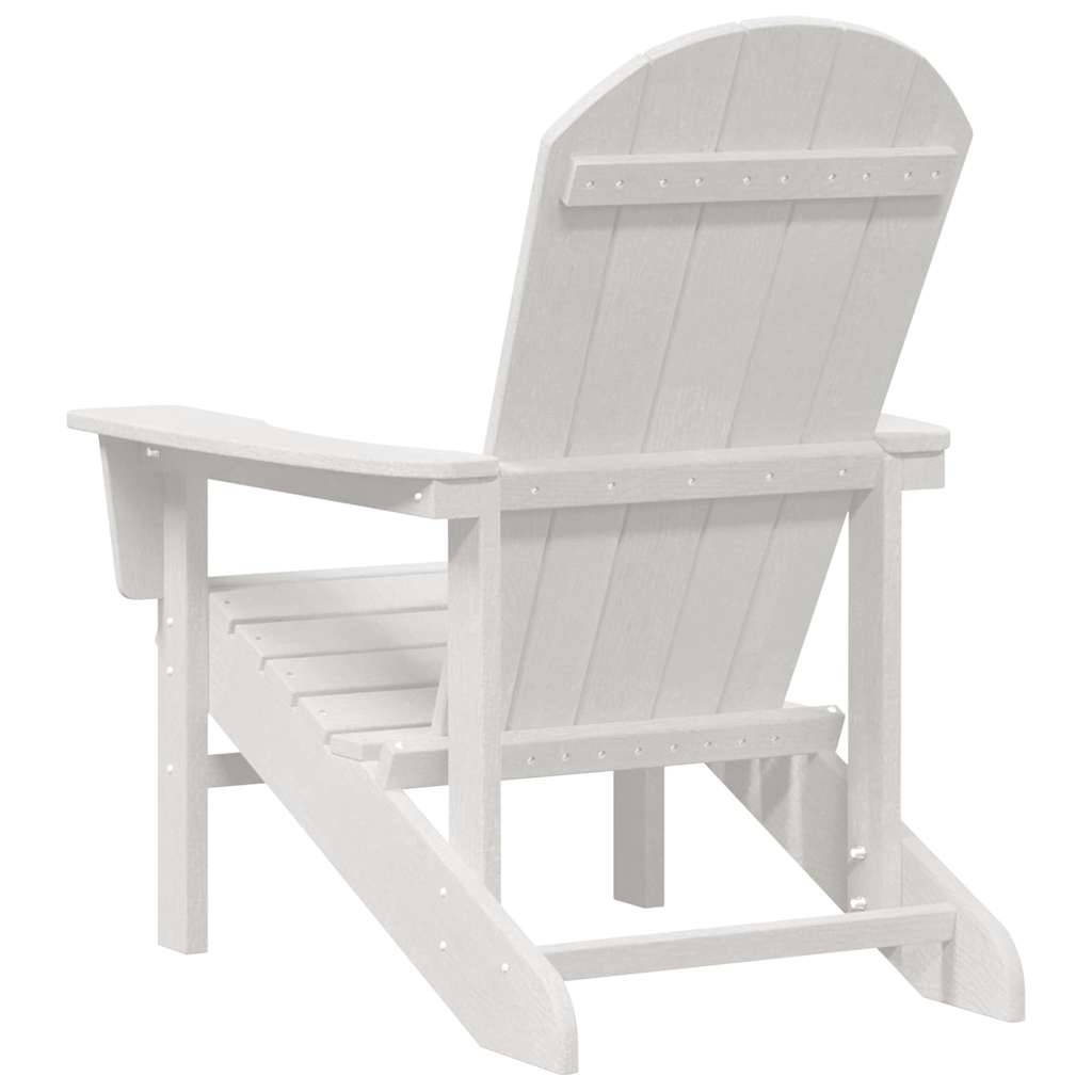 Lot de 2 Chaises Adirondack Polyéthylène Résistant aux Intempéries pour Jardin Blanc – ComfortXL Outdoor Living - Image 7
