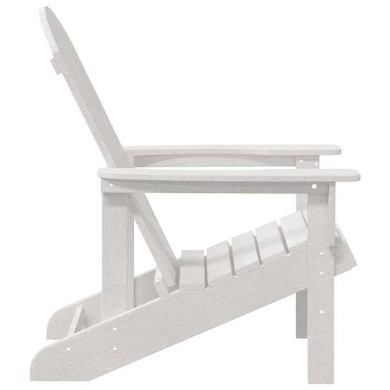 Lot de 2 Chaises Adirondack Polyéthylène Résistant aux Intempéries pour Jardin Blanc – ComfortXL Outdoor Living - Image 6