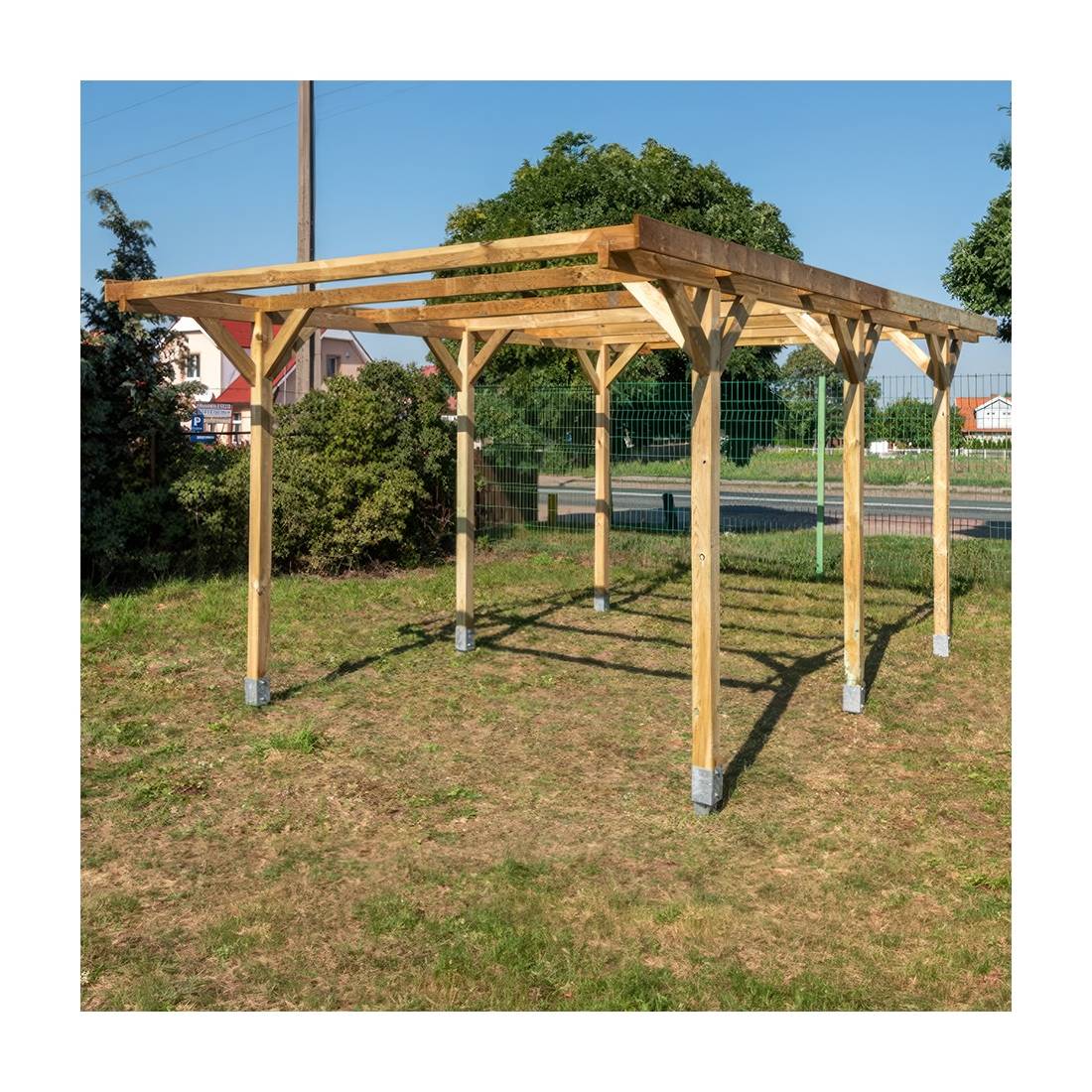 Altanka - Carport, abri de voiture  3.04x5.12 m - 15.57 m2 - CAR16 - ALTANKA - Image 3