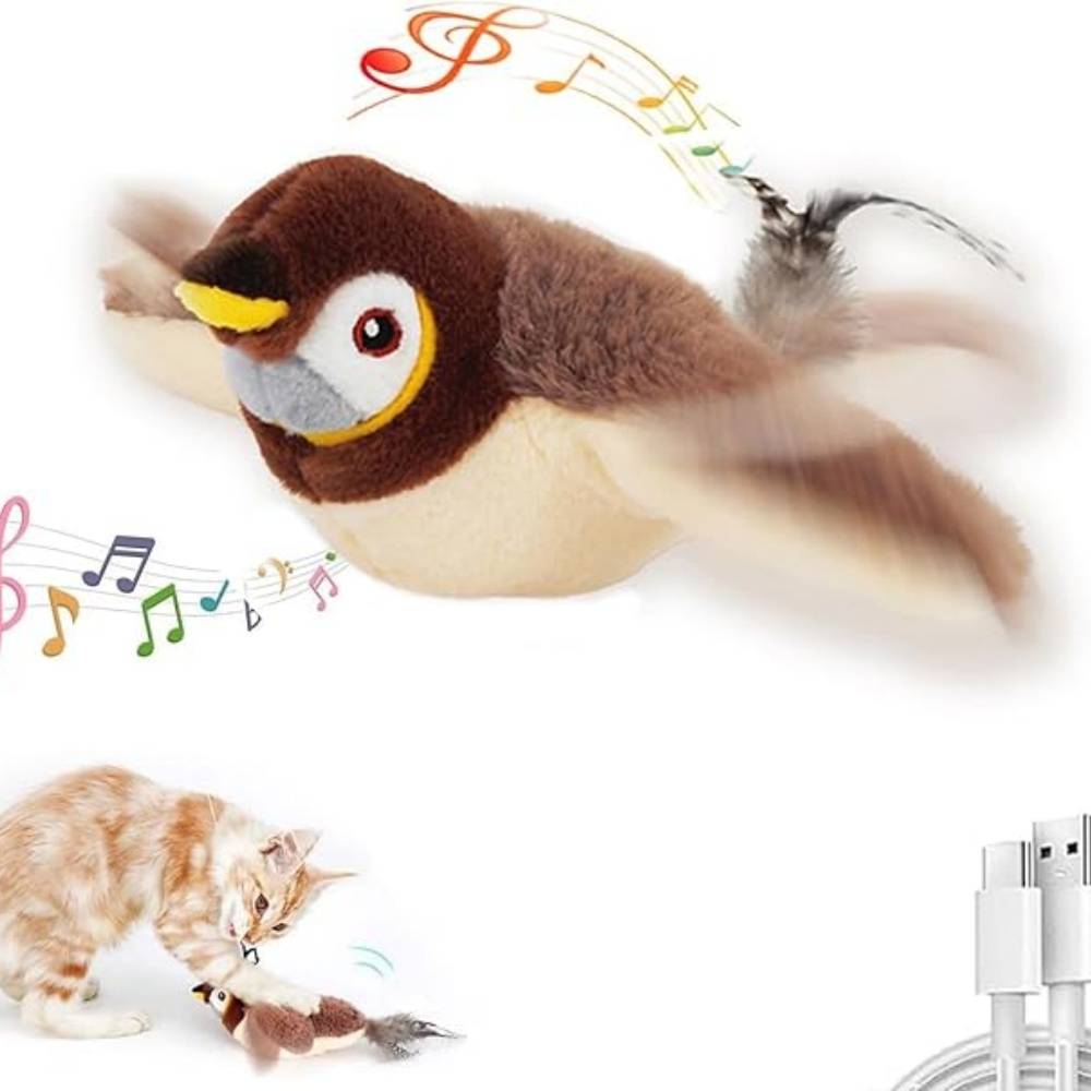 IntiMeg - Oiseau interactif IntiMeg Jouet pour chat - Image 1