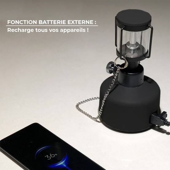 Lanterne à LED nomade, autonome (100 heures) et rechargeable - MISTRAL LOVORK - Image 4