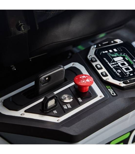 Pack tondeuse autoportée Zero Turn coupe 107 cm 6 batteries 10Ah et chargeur 1600W inclus EGO ZT4201E - Image 7