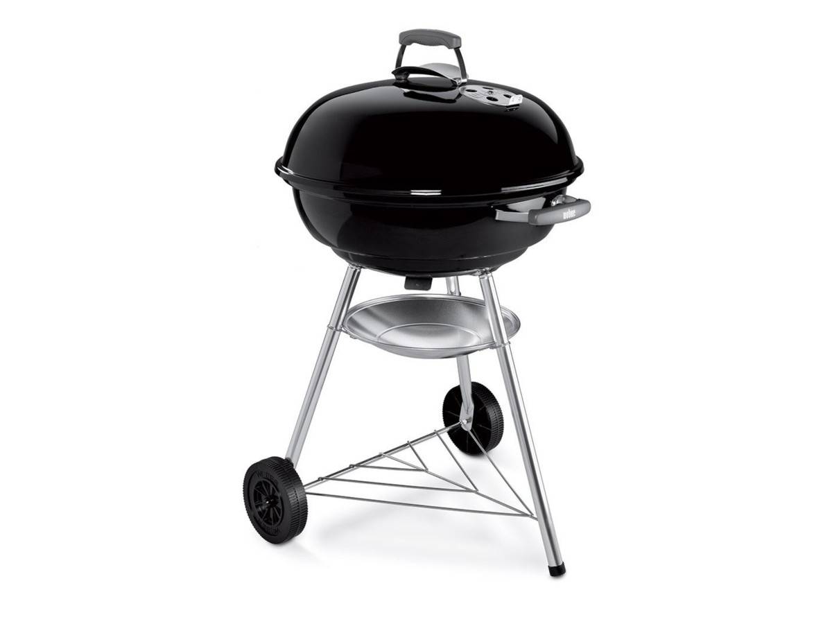 Weber - Barbecue à charbon Compact Kettle 57 cm + Housse + Kit ustensiles Premium 2 pièces - Weber - Image 2