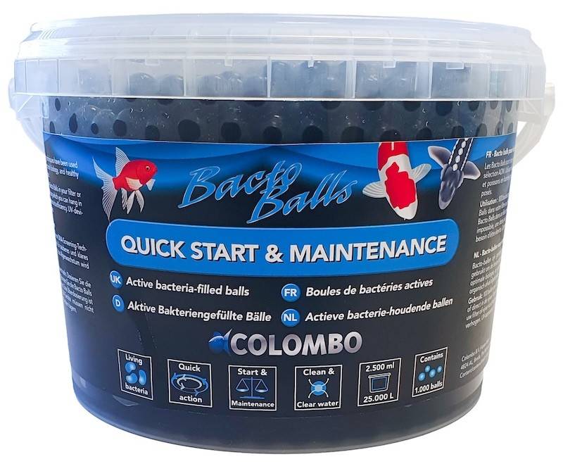 Le Poisson Qui Jardine - Billes de Bactéries Actives pour Filtre de Bassin - 2500ml