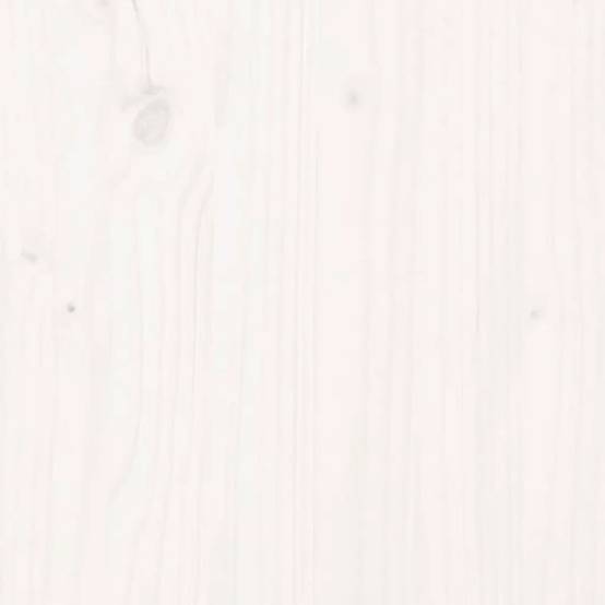 Support à plantes design rustique jardin 104,5 x 25 x 77,5 cm en bois massif blanc - Image 4