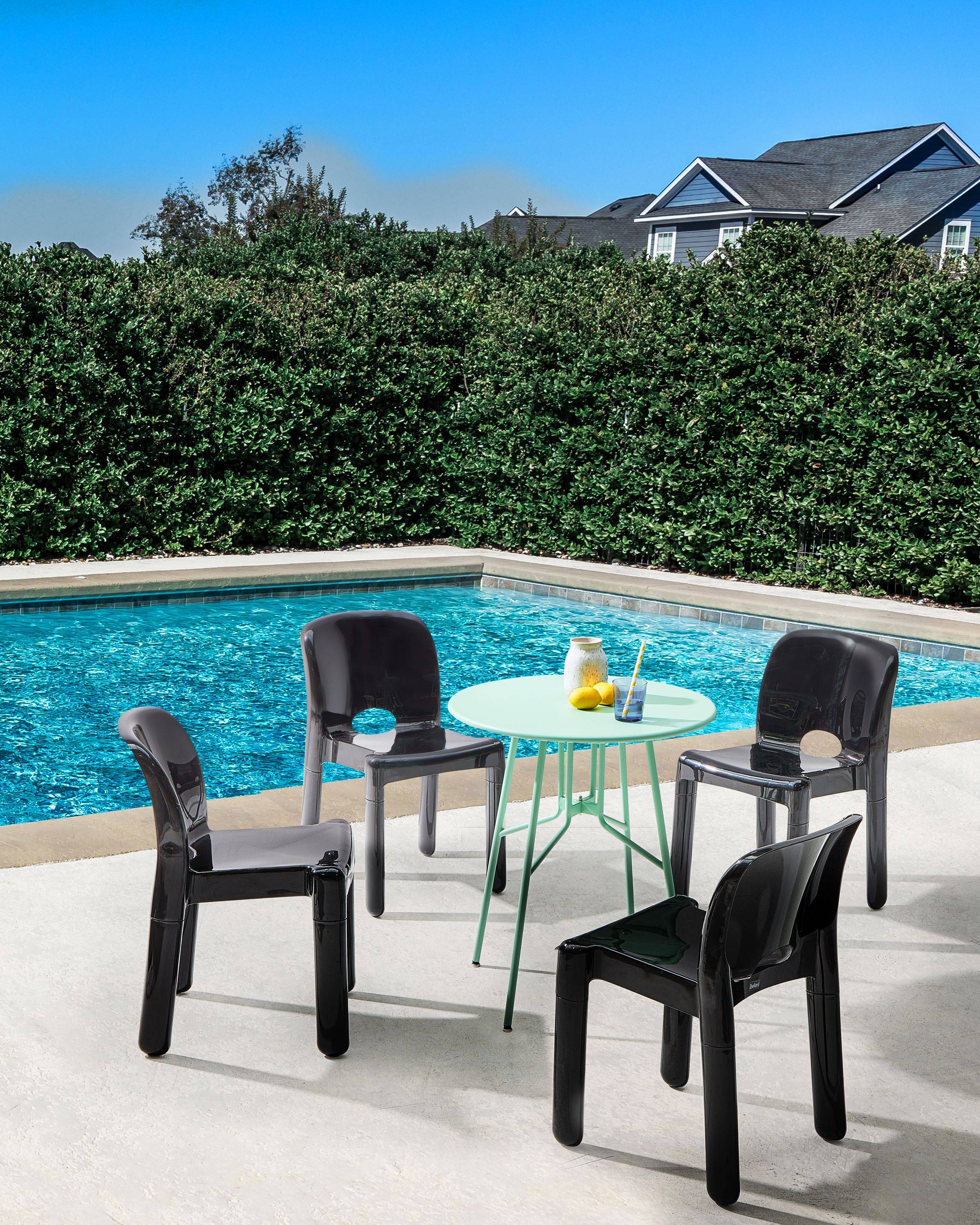 Beliani - Chaise de jardin Polypropylène Noir BETIM - 43x49x76- Beliani - Image 1