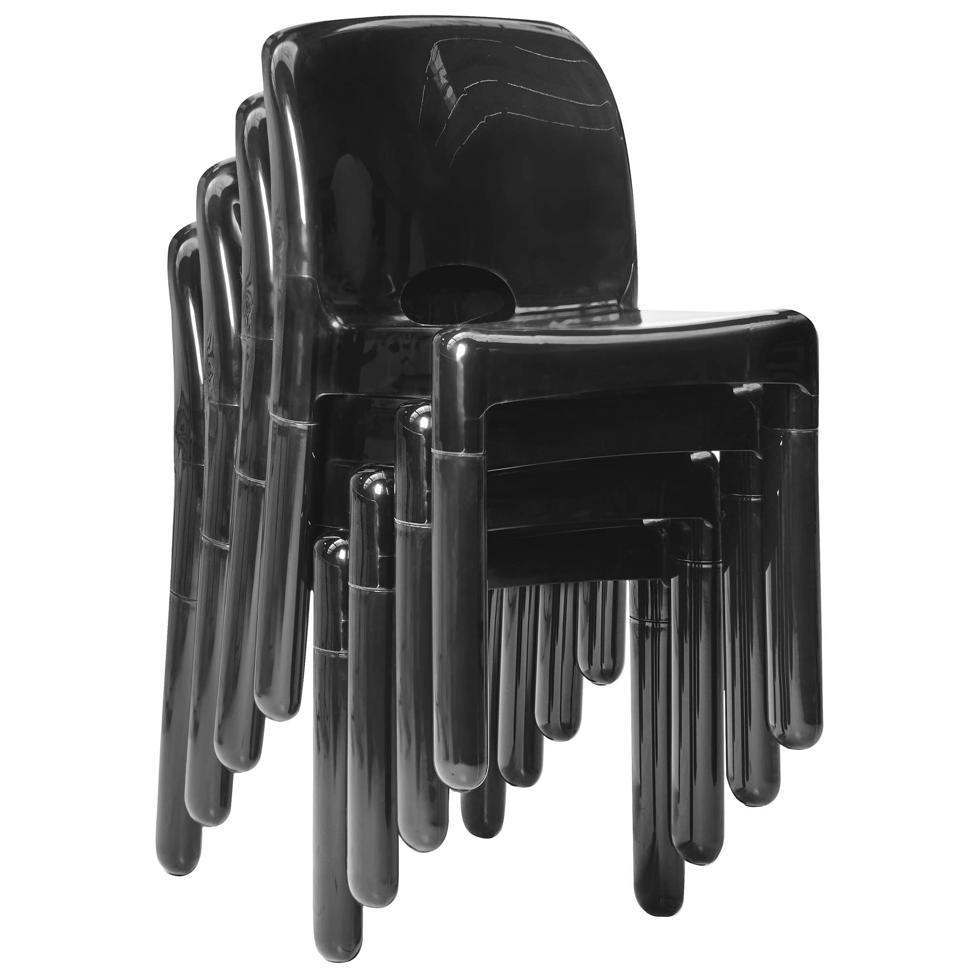 Beliani - Chaise de jardin Polypropylène Noir BETIM - 43x49x76- Beliani - Image 8