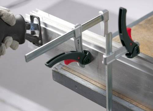 Presse légère à serrage rapide Kliklamp - BESSEY - serrage 200 mm - saillie 80 mm - Rail 20x5 mm - KLI20 - Image 1