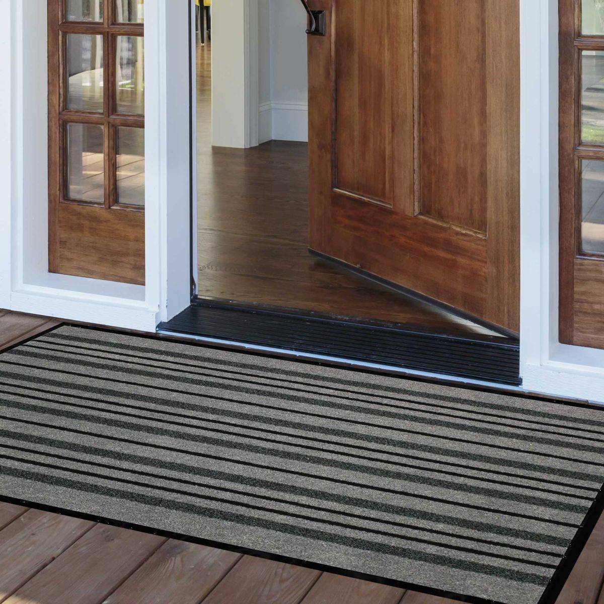 Tapis d'Entrée Anti-Poussière "Piano" 80x120cm Gris - Image 4