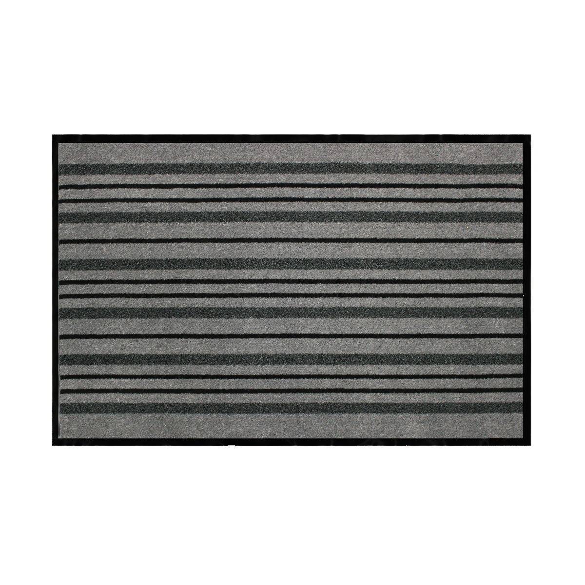 Tapis d'Entrée Anti-Poussière "Piano" 80x120cm Gris - Image 1