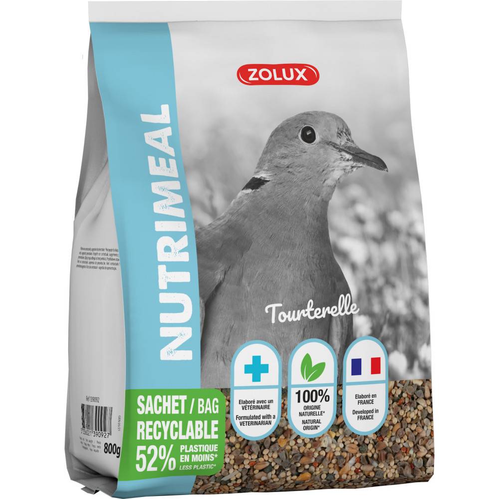 Zolux - zolux - Graines tourterelle nutrimeal 800g. - Image 1