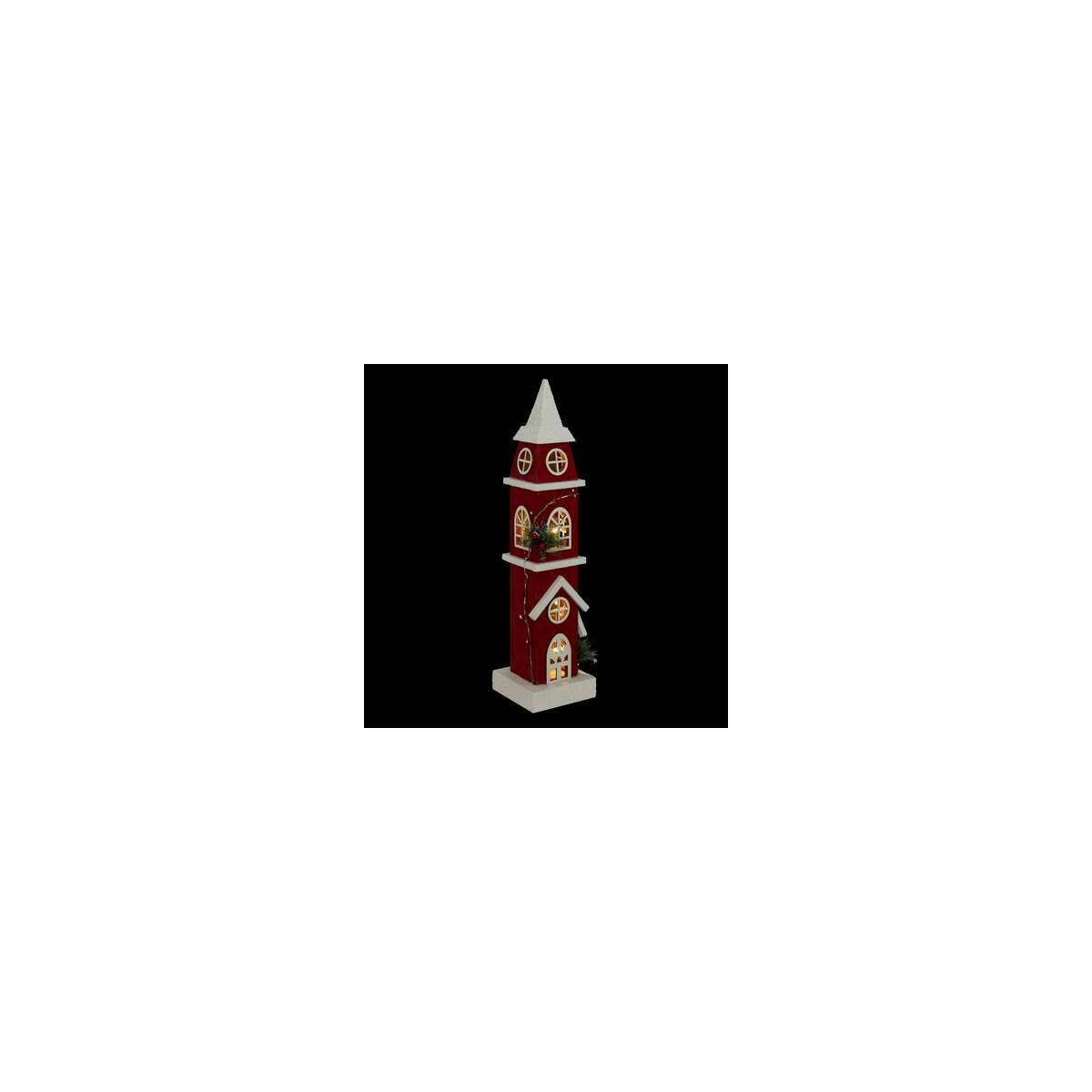 Fééric Lights & Christmas - Déco de Noël Citrouille enneigée et pailletée argent D 16 cm - Image 4