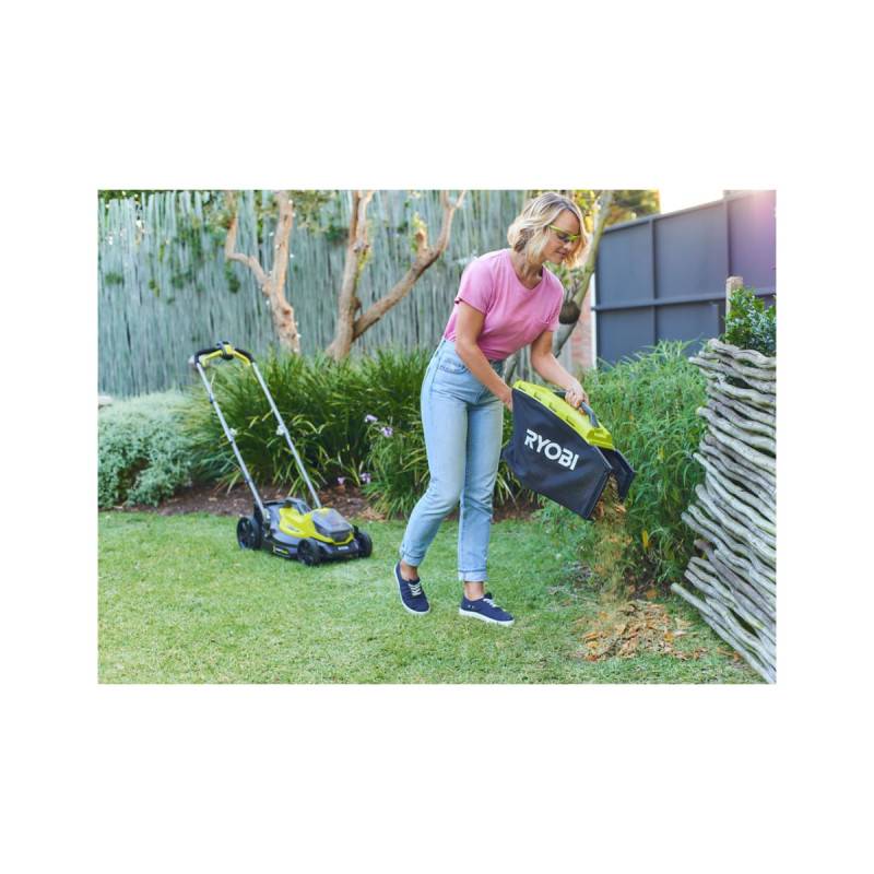 Ryobi - Pack RYOBI Tondeuse poussée 18V One+ OLM1833B - 1 Batterie 2.5Ah - 1 Chargeur rapide RC18120-125 - Image 5