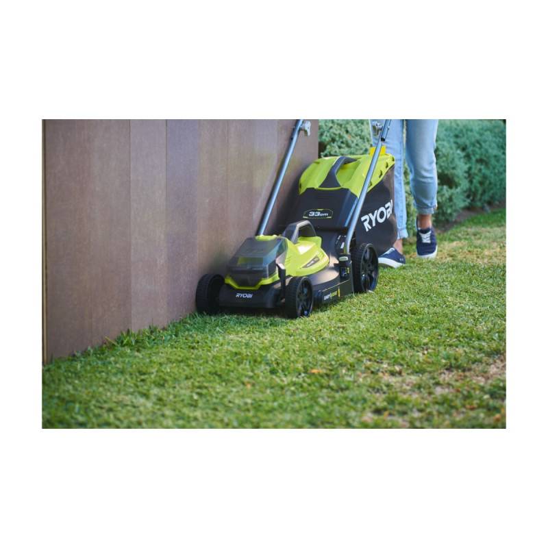 Ryobi - Pack RYOBI Tondeuse poussée 18V One+ OLM1833B - 1 Batterie 2.5Ah - 1 Chargeur rapide RC18120-125 - Image 4