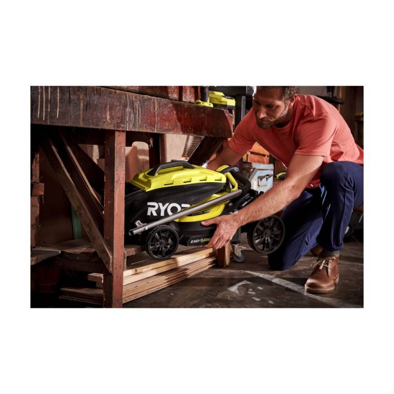 Ryobi - Pack RYOBI Tondeuse poussée 18V One+ OLM1833B - 1 Batterie 2.5Ah - 1 Chargeur rapide RC18120-125 - Image 7