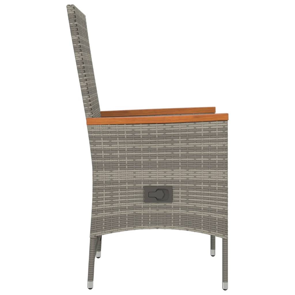 Vidaxl - Chaises de jardin inclinables coussins lot de 2 Résine tressée vidaXL 319530 - Image 6