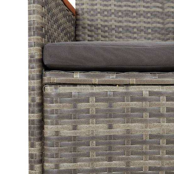 Vidaxl - Chaises de jardin inclinables coussins lot de 2 Résine tressée vidaXL 319530 - Image 4