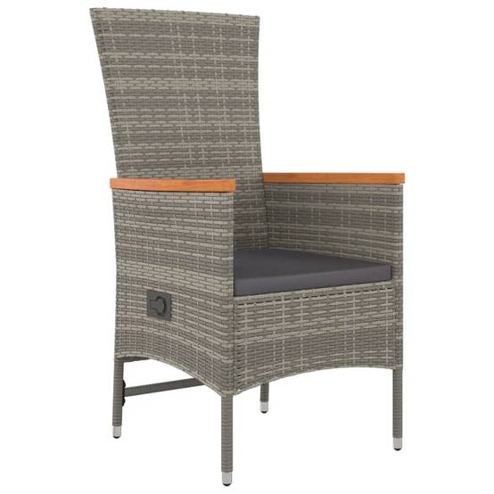 Vidaxl - Chaises de jardin inclinables coussins lot de 2 Résine tressée vidaXL 319530 - Image 9