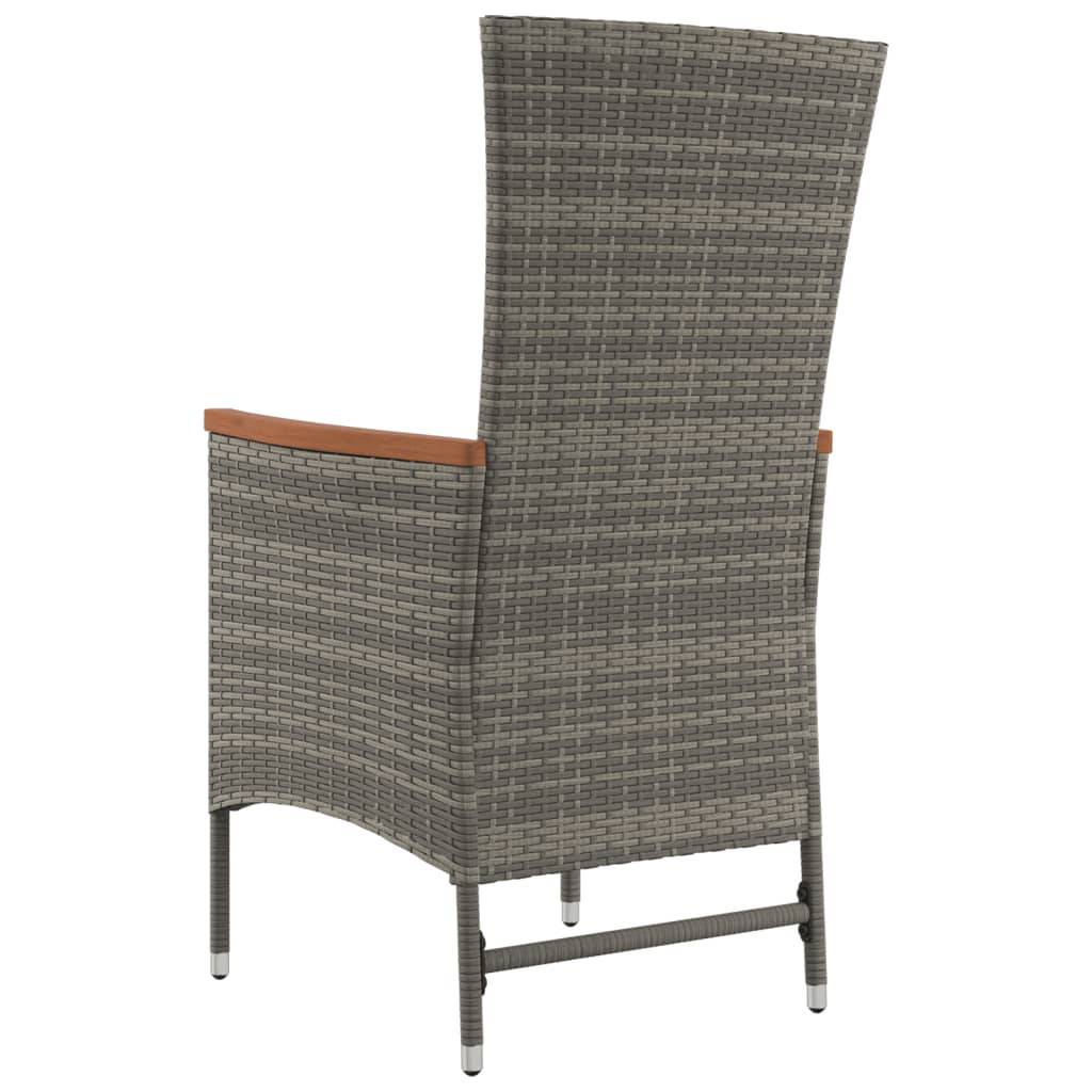 Vidaxl - Chaises de jardin inclinables coussins lot de 2 Résine tressée vidaXL 319530 - Image 7