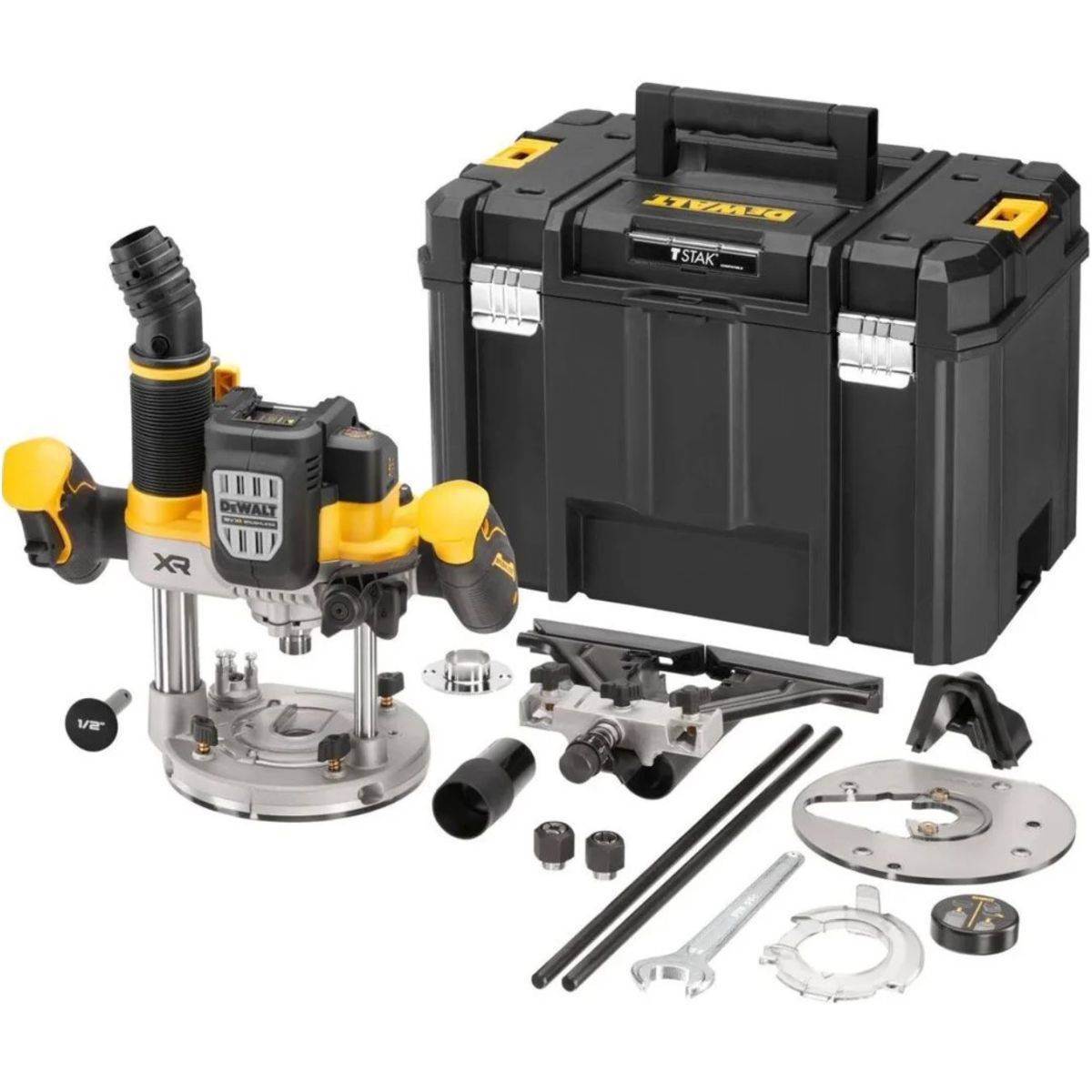 Affleureuse, Défonceuse XR 18V - DEWALT - sans batterie, ni chargeur - TSTAK - DCW620NT-XJ - Image 1