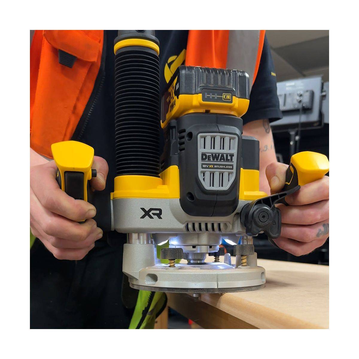 Affleureuse, Défonceuse XR 18V - DEWALT - sans batterie, ni chargeur - TSTAK - DCW620NT-XJ - Image 6