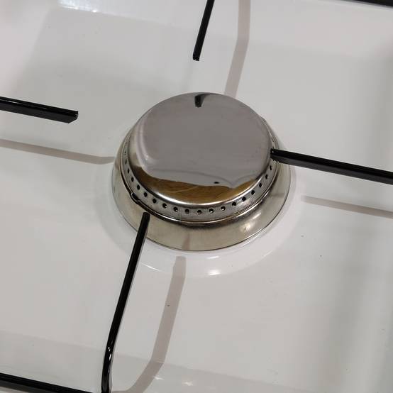 Plaque de cuisson gaz portable 2 feux 3200W Réchaud à gaz butane ou propane Blanc laqué Couvercle - Image 3