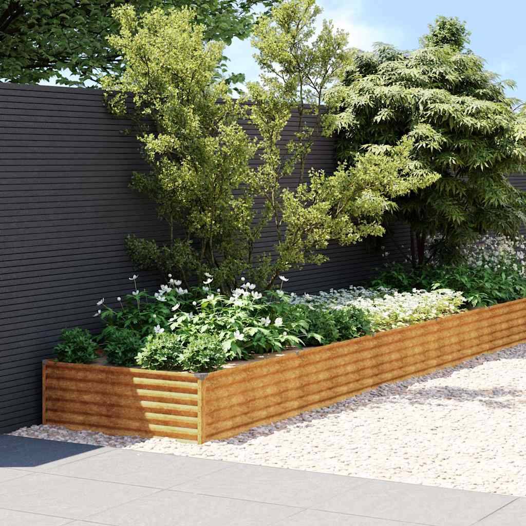 Prolenta Premium - Jardinière acier marron  960 x 100 x 36 cm  - Prolenta premium p388.5 - Image 1