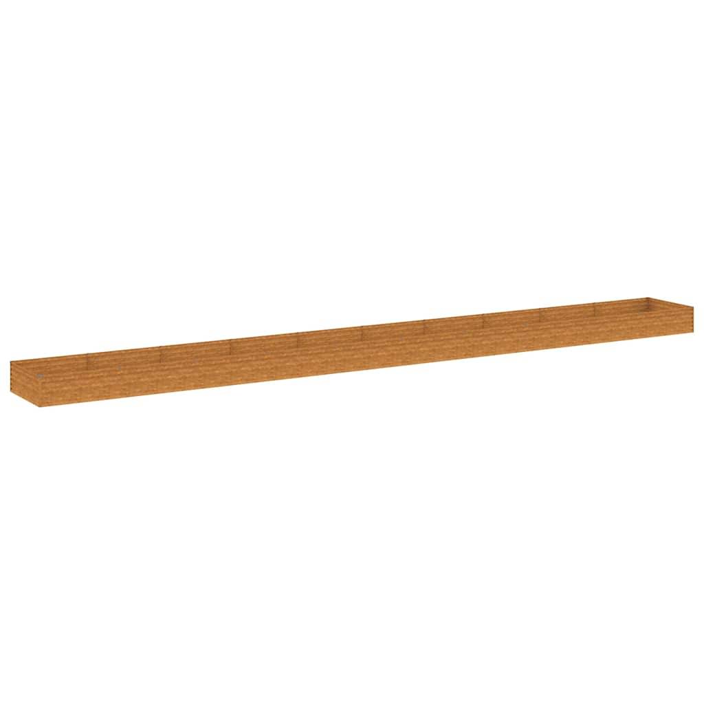 Prolenta Premium - Jardinière acier marron  960 x 100 x 36 cm  - Prolenta premium p388.5 - Image 2