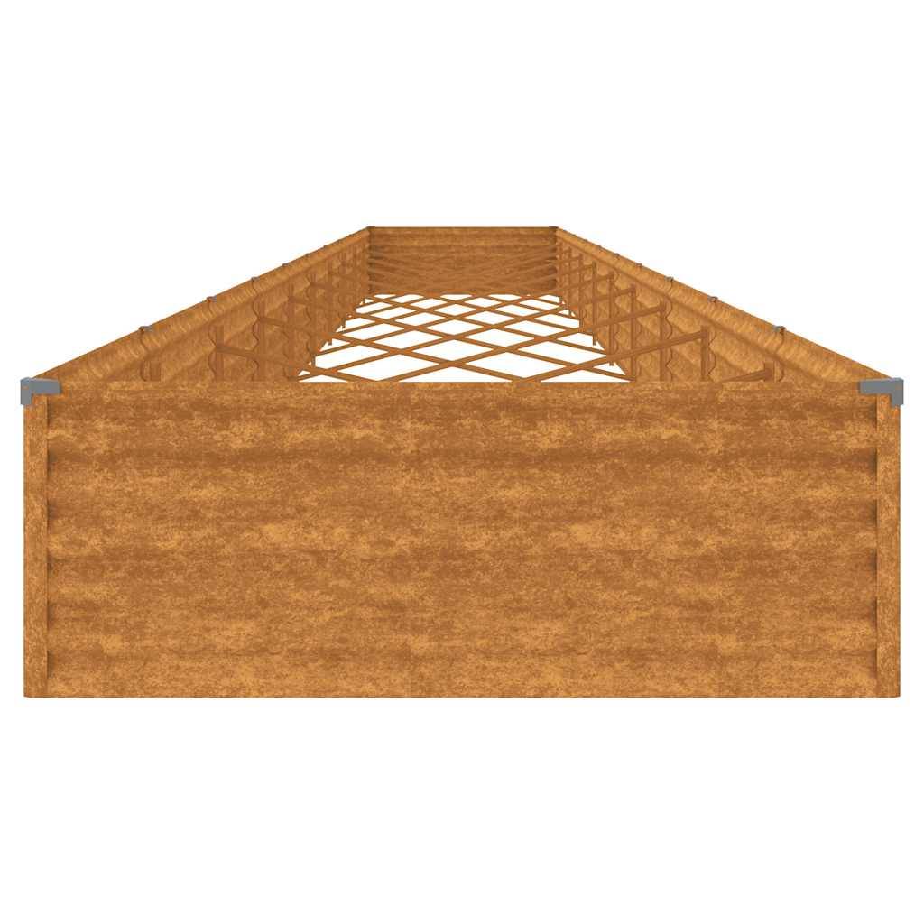 Prolenta Premium - Jardinière acier marron  960 x 100 x 36 cm  - Prolenta premium p388.5 - Image 5
