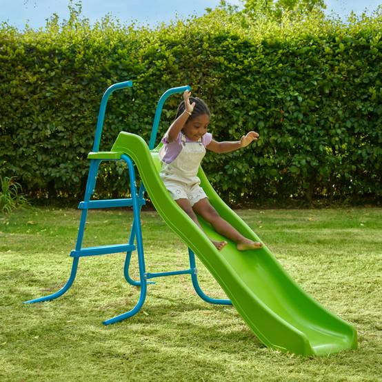 Toboggan ondulé 175 cm avec 3 marches - Image 1