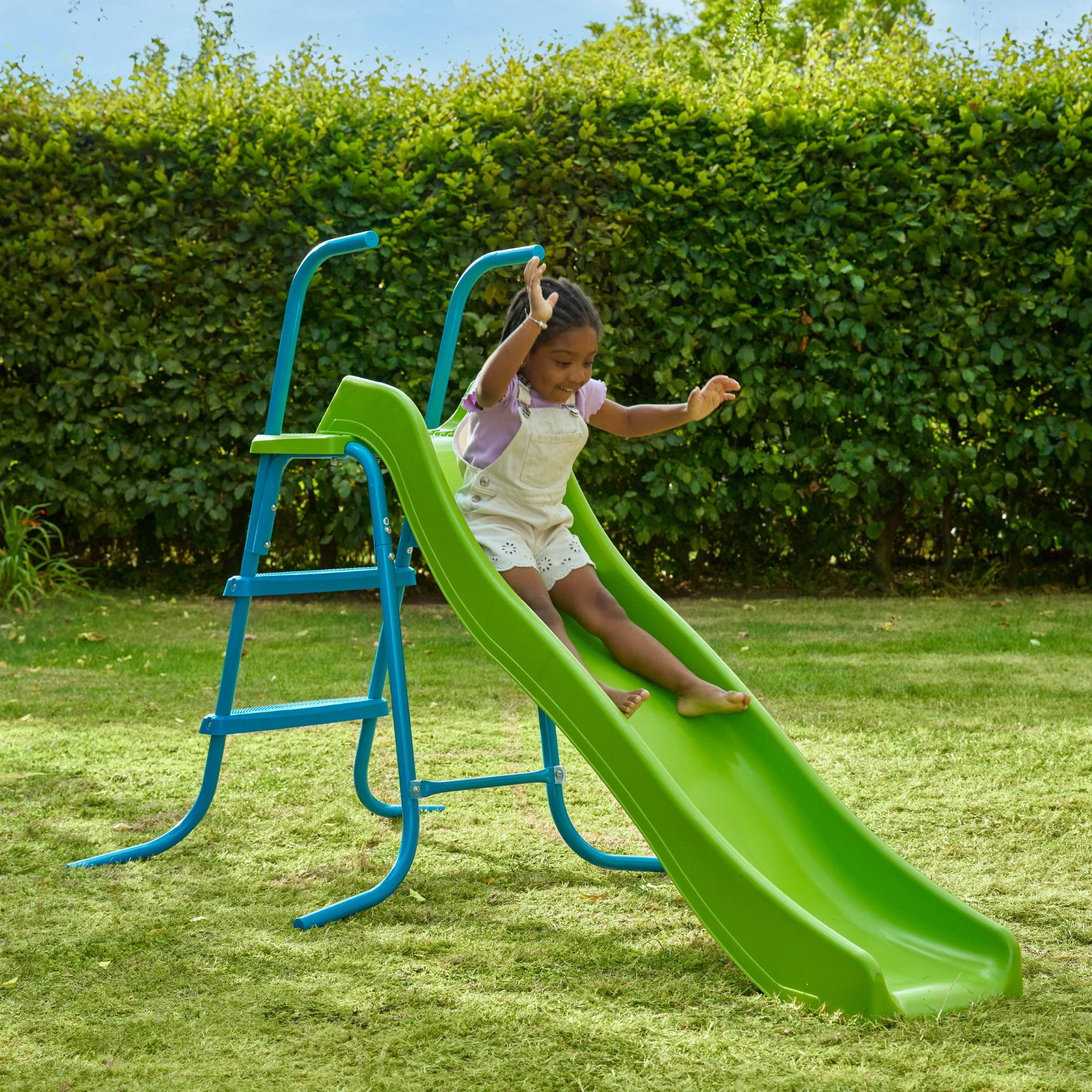 Toboggan ondulé 175 cm avec 3 marches - Image 1