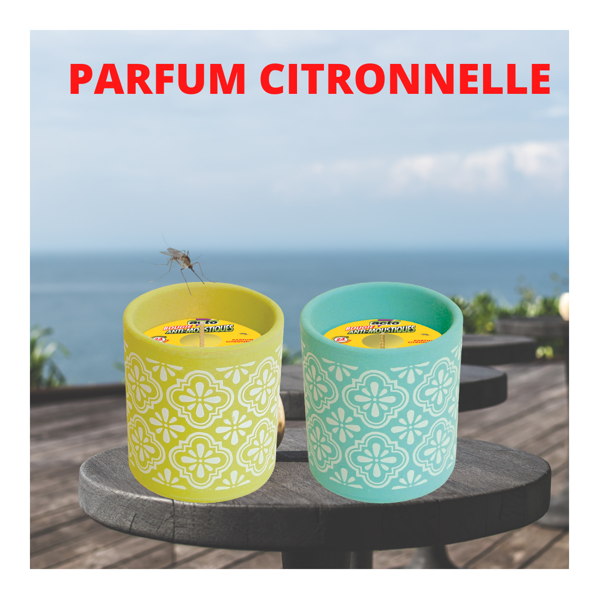 Acto - Bougie à la Citronnelle et Géraniol: L'Innovation Anti-Moustiques pour l'Été - Image 5