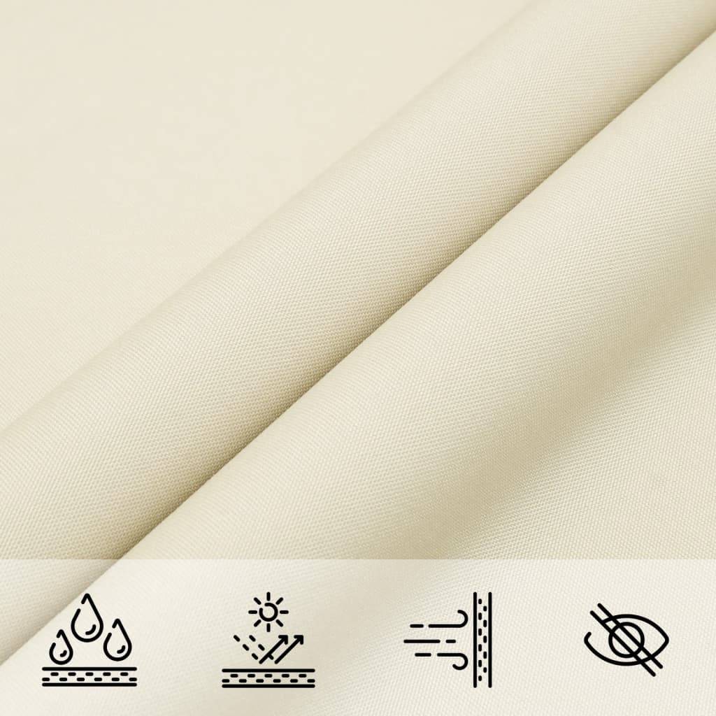Maison Chic - Voile d'ombrage - Voile solaire tissu oxford rectangulaire 3x6 m crème - Meuble Pro - Image 8
