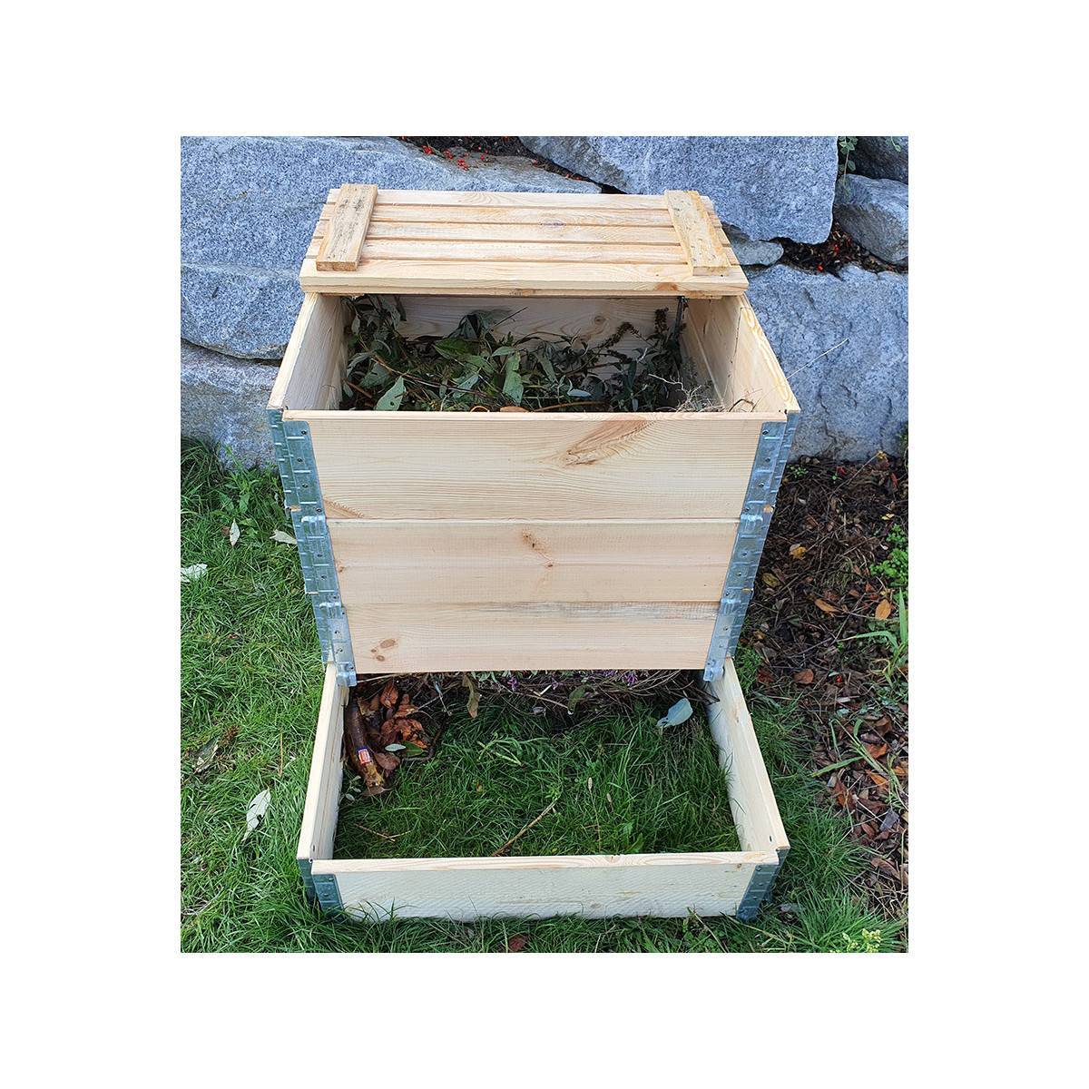 Multitanks - Composteur évolutif en bois naturel de 570 litres - Image 3