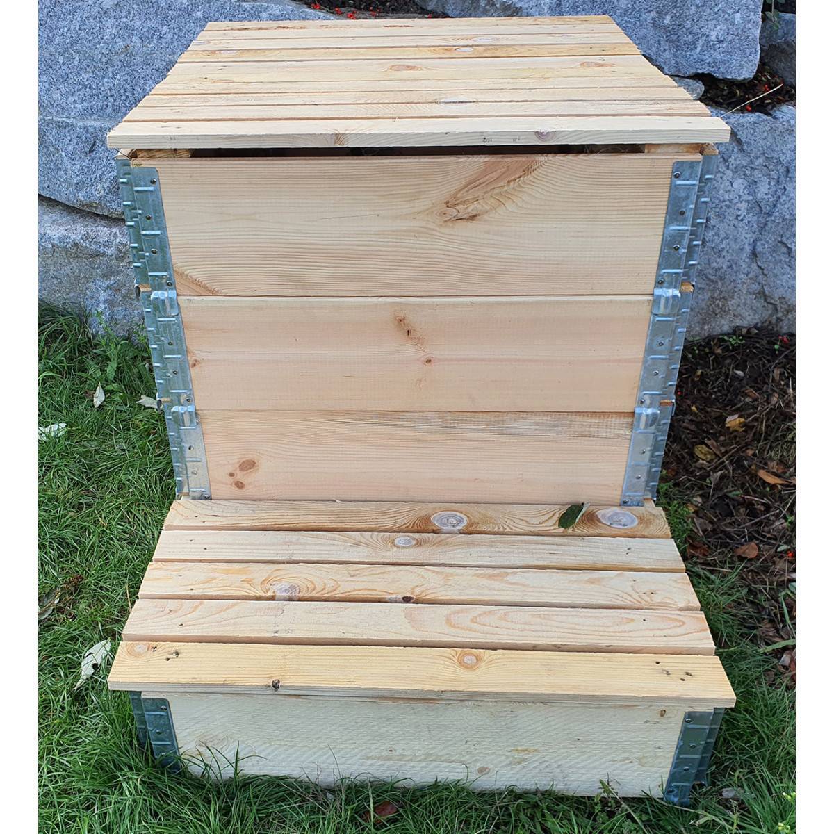 Multitanks - Composteur évolutif en bois naturel de 570 litres - Image 2