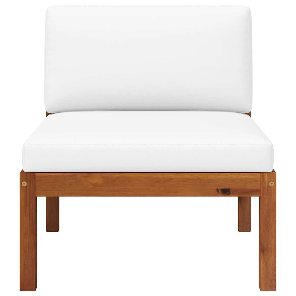 ComfortXL - Petit salon de jardin 2 pièces Bois d'Acacia et Corde pour Balcon ou Terrasse Crème – ComfortXL Outdoor Living - Image 3