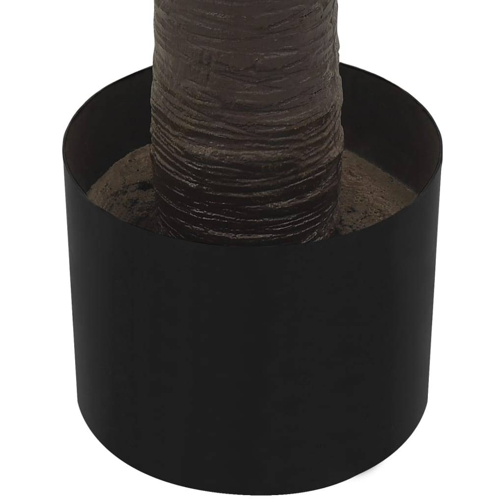 Palmier Phoenix artificiel bois et plastique vert 80 x 80 x 215 cm - PANGIVO - Image 5