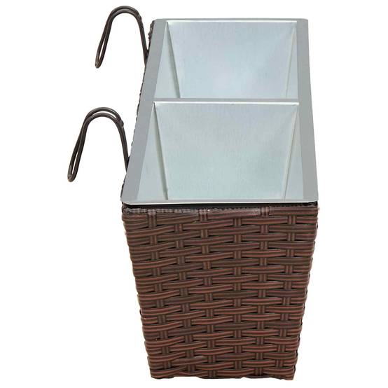 Prolenta Premium - Jardinière métal marron 80 x 17 x 17 cm - Prolenta premium p357.8 - Image 6