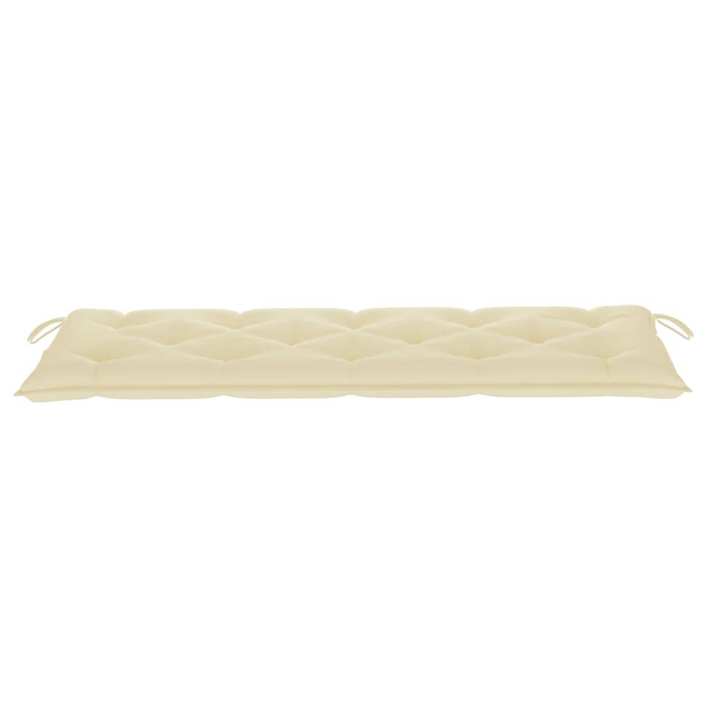 Maison Chic - Banc de jardin - Banc d'extérieur - Banquette avec coussin 157 cm Bois d'acacia massif-JU13917 - Image 7