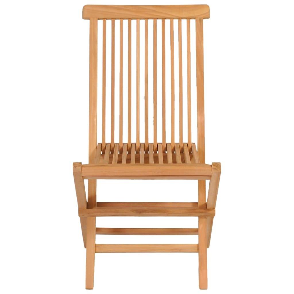 Helloshop26 - Salon de jardin meuble d'extérieur ensemble de mobilier 9 pièces bois de teck massif - Image 7