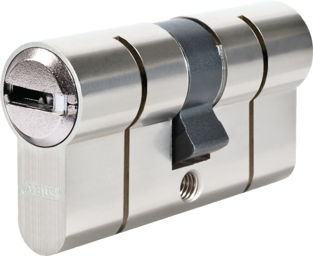 Cylindre double P6PS PréSnap Varié - 40 x 40 mm - Laiton nickelé - ABUS - 5017681-18