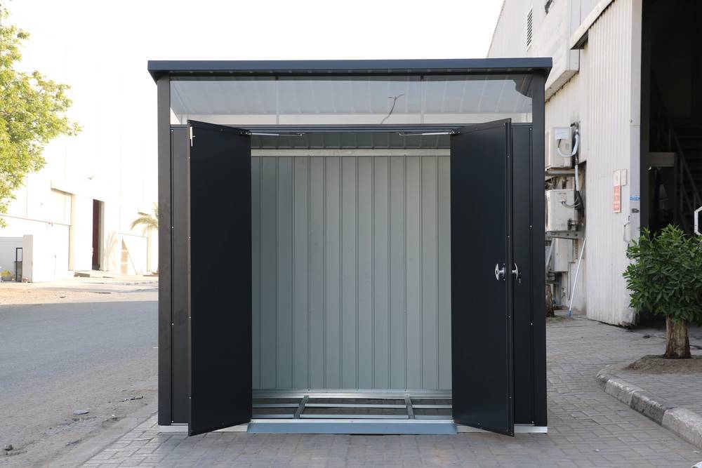Duramax - Abri de jardin métal MODERN - 4,45m² - Mono pente - Anthracite - Duramax - Image 3