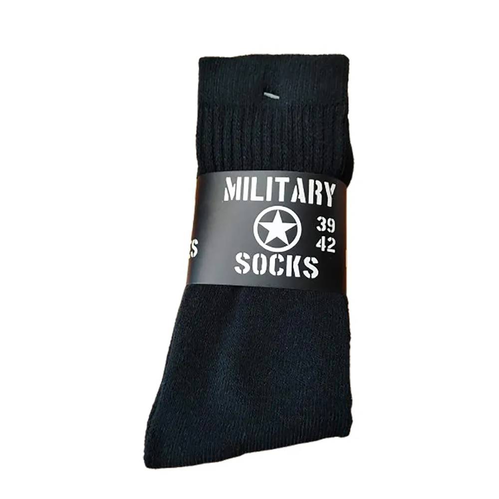 3 paires chaussettes mi hautes noires 39/42 et 43/46 - Image 1