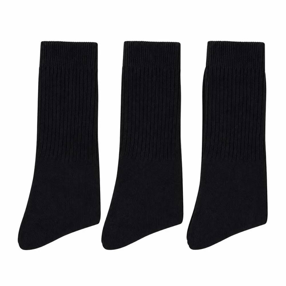 3 paires chaussettes mi hautes noires 39/42 et 43/46 - Image 5