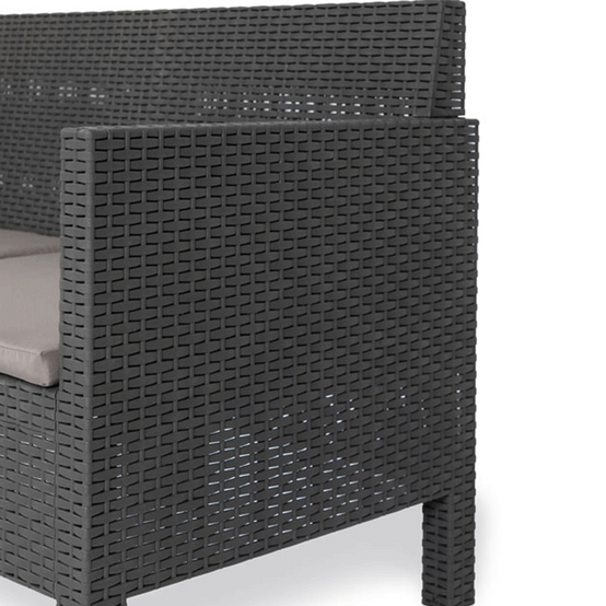 Ensemble 4 places PENELOPE - Noir anthracite - Image 4