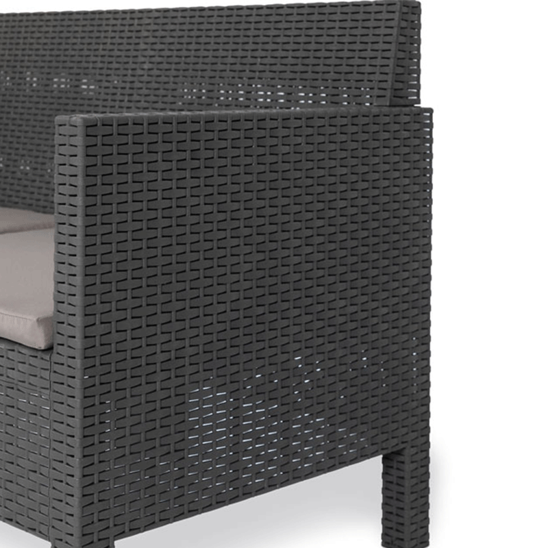 Ensemble 4 places PENELOPE - Noir anthracite - Image 4