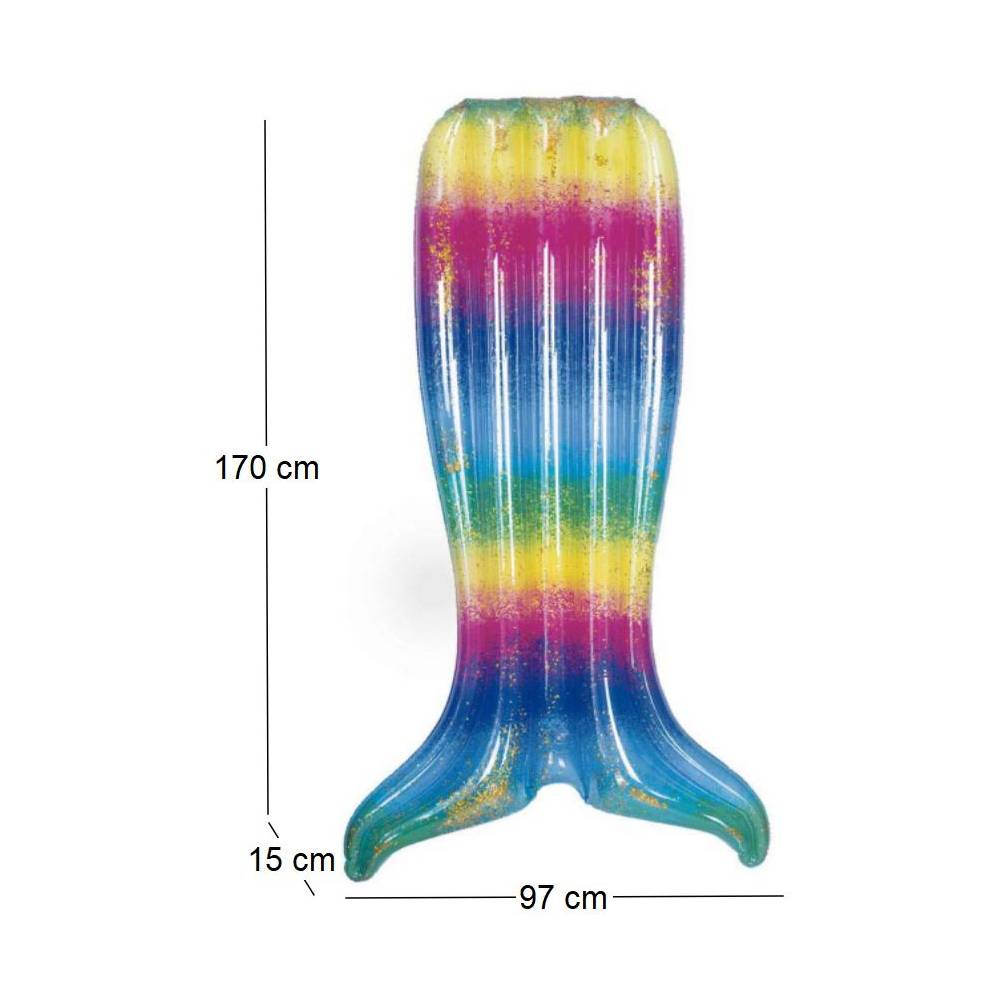 Jet Lag - Matelas gonflable sirène 170 cm - Image 3