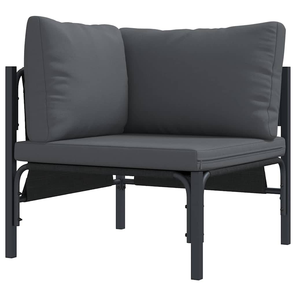 Salon de Jardin XXL Complet Acier 14 Pièces Modulaires Table Incluse Terrasse Gris – ComfortXL Outdoor Living - Image 7