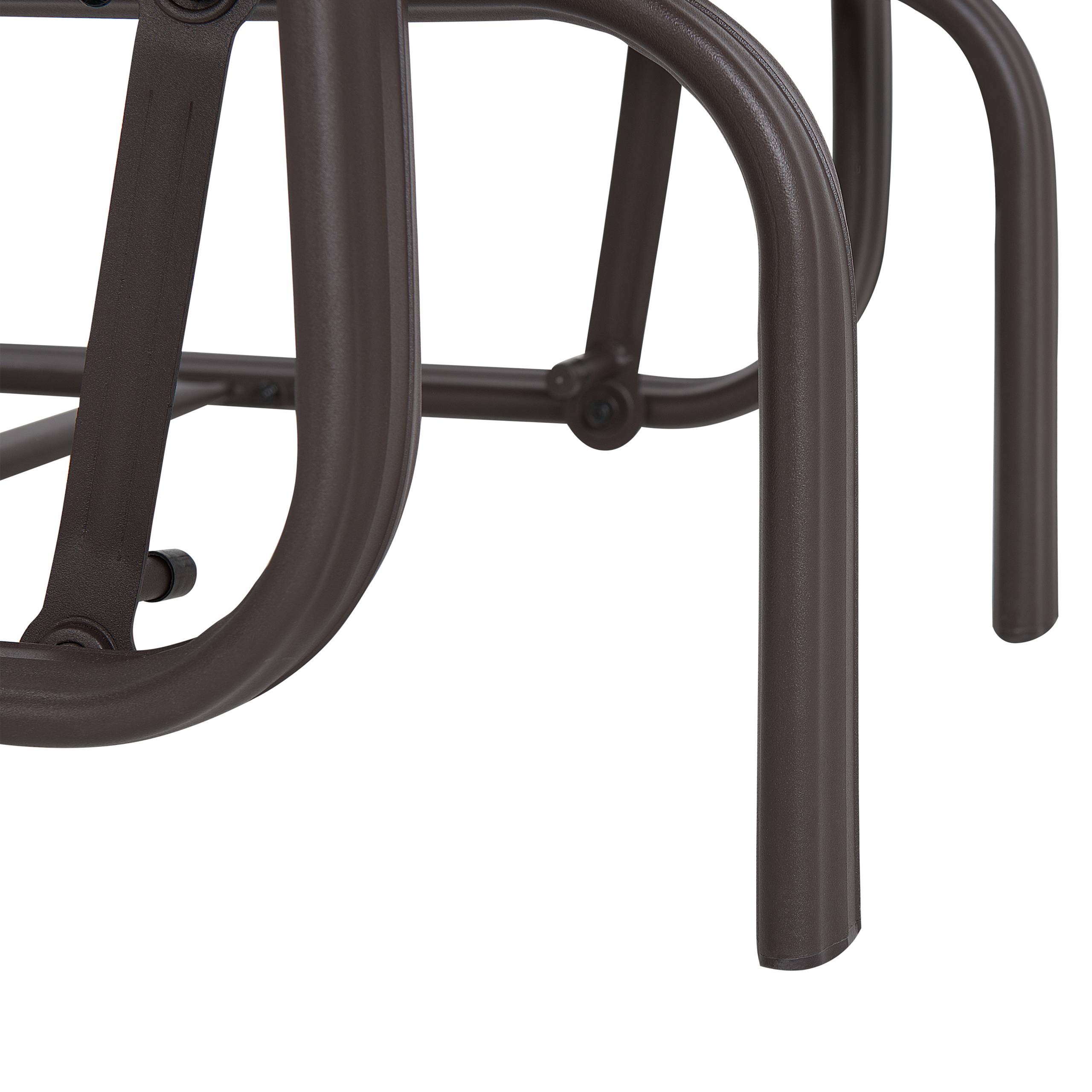 Beliani - Fauteuil Aluminium Marron/gris BORGIO - Beliani - Image 7