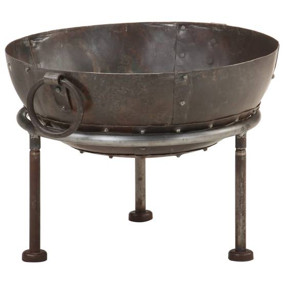 ComfortXL - Brasero Foyer de Jardin en Fer Style Rustique Aspect Rouillé Ø 40 cm Brun – ComfortXL Outdoor Living - Image 5